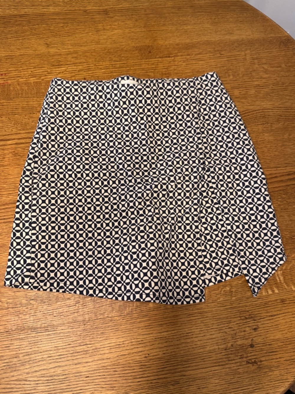 Primark Navy and White Patterned Skort